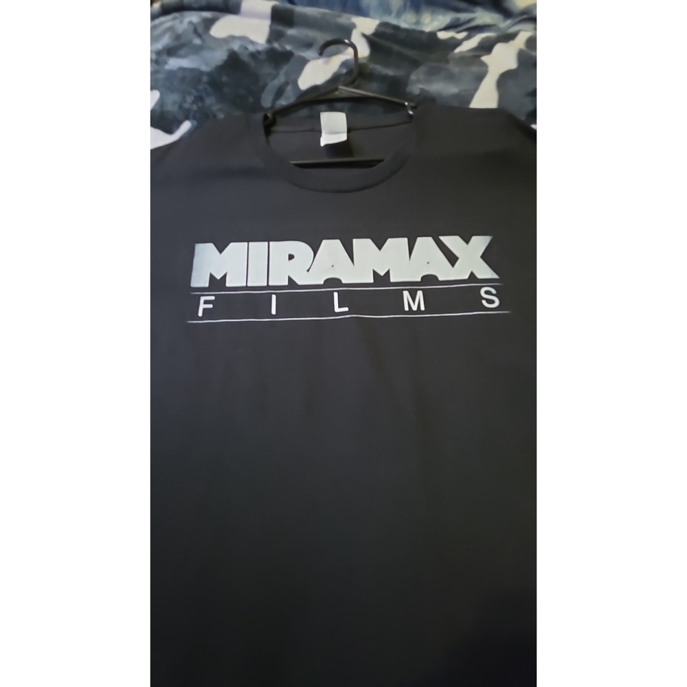 059  - Miramax Films Logo Promo T-Shirt 3XL 27x32  Authentic Movie Studio Tee